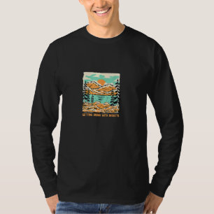 T-shirt Se Déchirer Avec Les Insectes Camping Papa Blagues