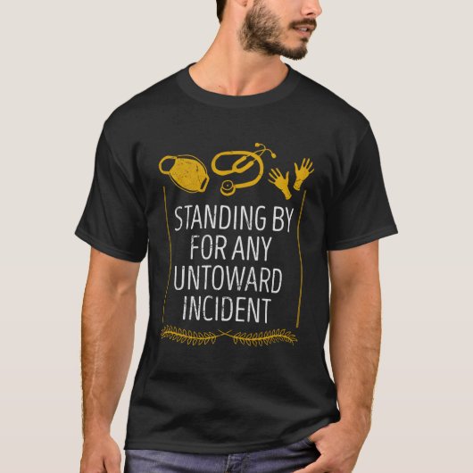 T-shirt Se Déplacer Pour Les Premiers Répondants D'Inciden (Devant)
