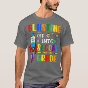 T-shirt Se Dérouler En Deuxième Année Drôle Retour À L'Éco