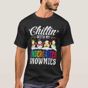 T-shirt Se détendre avec ma maîtresse de maternelle Snowmi