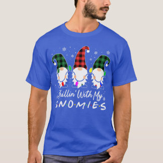T-shirt Se détendre avec mes gnomes drôle de Noël famille