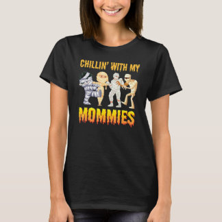 T-shirt Se détendre avec mes momies Halloween Creeps Vampi
