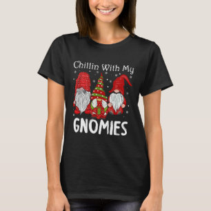 T-shirt Se détendre avec mes nains de Noël Famille Pamajas