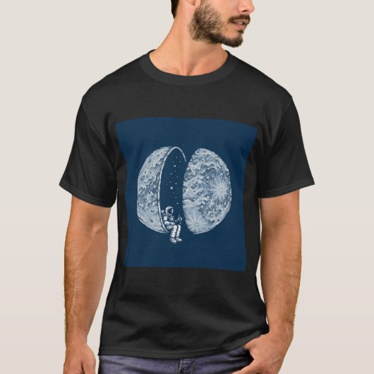T-shirt Se détendre dans l'espace (Devant)