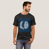 T-shirt Se détendre dans l'espace (Devant entier)