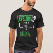 T-shirt Se Leveler Jusqu'À La Grumpa Pour Devenir Grumpa (Devant)