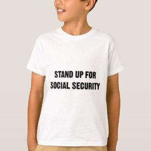 T-shirt Se lever pour la sécurité sociale