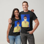 T-shirt Se maintenir en bonne santé dans un monde pandémiq (Unisexe)