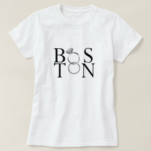 T-shirt Se Marier À Boston