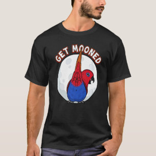 T-shirt Se Mooner I Parrot Sous Les Feux I Female Eclectu