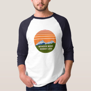 T-shirt Se promener plus s'inquiéter moins