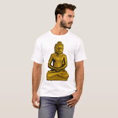 T-shirt se reposant de Bouddha (Devant entier)