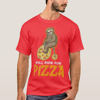 T-shirt Se Roulera Pour Pizza2219 