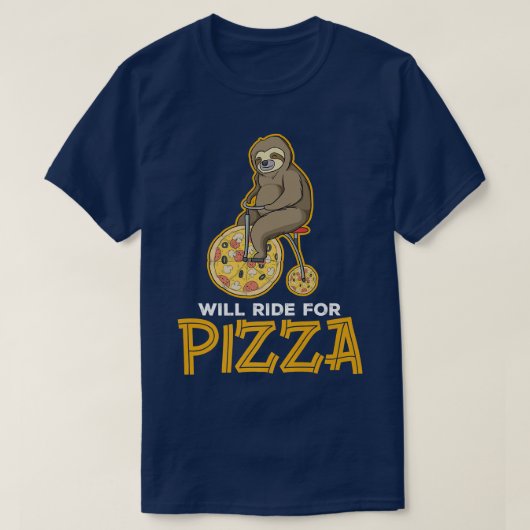 T-shirt Se Roulera Pour Pizza 36075975 (Design devant)