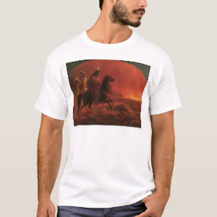 T-shirt Se sauvant un feu de prairie (1868A)