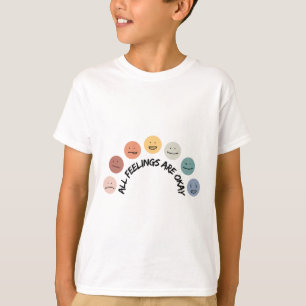 T-shirt Se sentir bien Visages émotionnels Sensibilisation