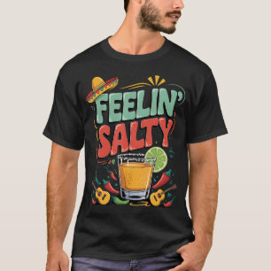 T-shirt Se Sentir Salé Tequila Margarita Boisson Cinco De