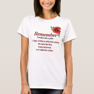 T-shirt Se souvenir du pavot