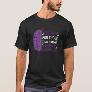 T-shirt Se souvenir pour ceux qui ne peuvent pas Sensibili