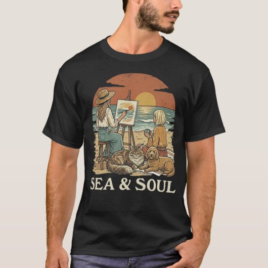 T-shirt Sea and Soul Dream (Devant)