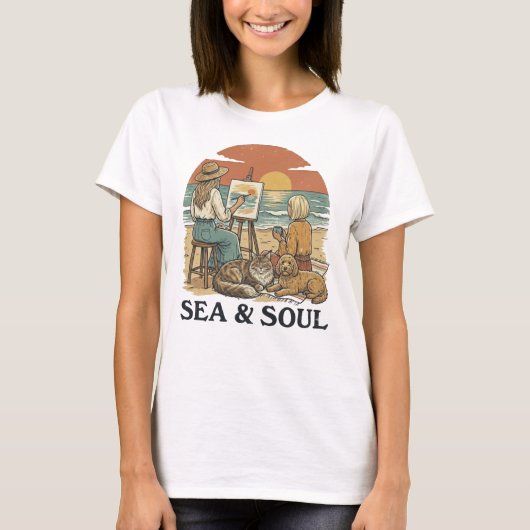T-shirt Sea and Soul Dream (Devant)