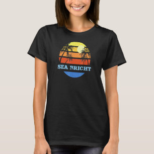T-shirt Sea Bright New Jersey Nj Beach Us Cities Beach Bum
