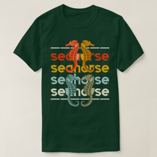 T-shirt Sea Creator Ocean Aquarium Zoo Keeper Seahorse (Design devant)