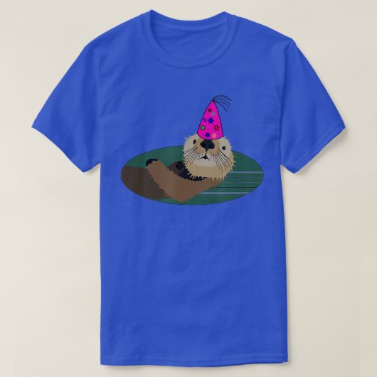 T-shirt Sea Otter Anniversaire Casquette (Design devant)