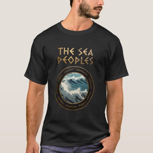 T-shirt Sea Peoples Ancient Bronze Age Collapse History (Devant)