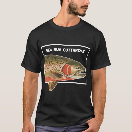 T-shirt Sea Run Cutthroat Trout Fisherman Gift (Devant)