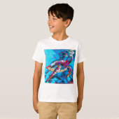 T-shirt Sea Turtle Painting - Beach Home Decor (Devant entier)