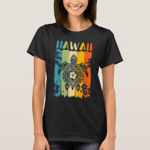 T-shirt Sea Turtle Retro Hawaii Hawaii Famille de jumelage
