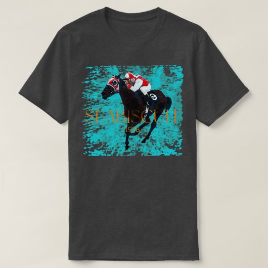 T-shirt Seabiscuit 1938 Cheval de l'année 1 (Design devant)