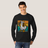 T-shirt Seagull humorous bird lover funny artwork beach ca (Devant entier)