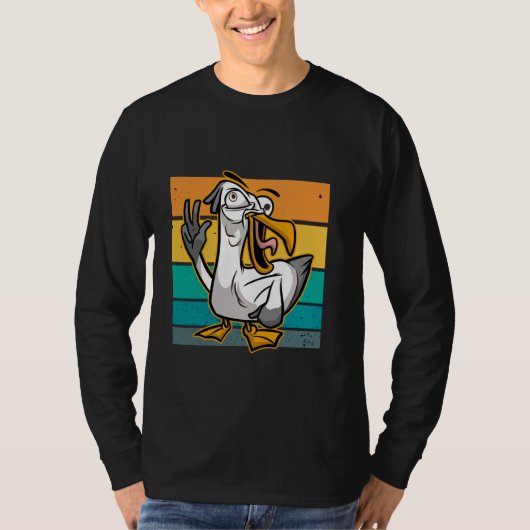 T-shirt Seagull humorous bird lover funny artwork beach ca (Devant)