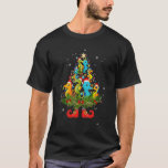 T-shirt Seahorse Christmas Tree Lumières Santa Hat<br><div class="desc">Seahorse Christmas Tree Lights Santa Hat.</div>