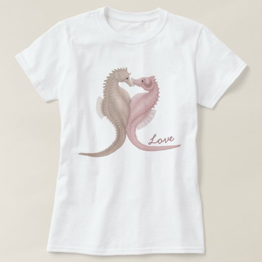 T-shirt Seahorse Love (Design devant)
