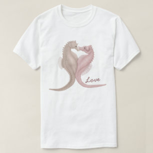 T-shirt Seahorse Love