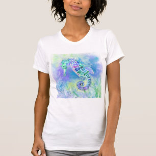 T-shirt Seahorse - Merveilleuse Vie Sous-Marine - Dessin
