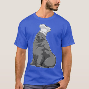 T-shirt Seal as Cook with Chef casquette