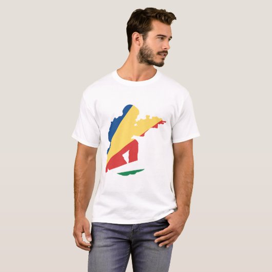 T-shirt Seal des Seychelles (Devant entier)