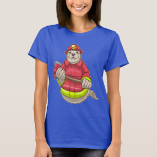 T-shirt Seal Firefighter Ax Service d'incendie