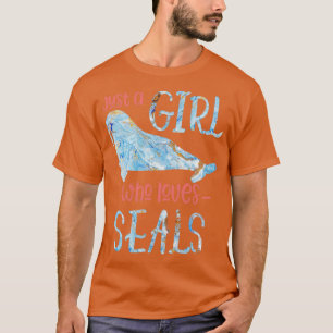 T-shirt Seal Girls Cadeau Animal Mer Lion