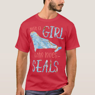 T-shirt Seal Girls Cadeau Animal Mer Lion