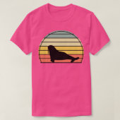 T-shirt Seal Ocean Animal Zoo Keeper Cadeau Retro Sea Lion (Design devant)