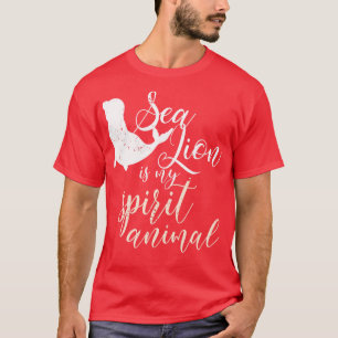 T-shirt Seal Spirit Animal Cadeau Mer Lion