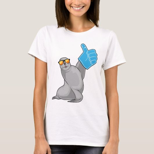 T-shirt Seal Thumbs up (Devant)
