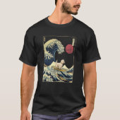 T-shirt Sealyham Terrier Japonais Kanagawa Wave Surf Chien (Devant)
