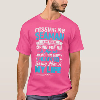 T-shirt Seaman Pour Une Femme De Petite Amie De Seaman