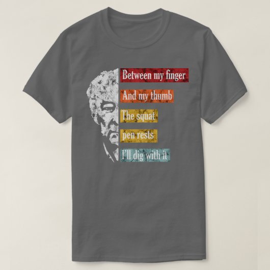 T-shirt Seamus Heaney (Design devant)